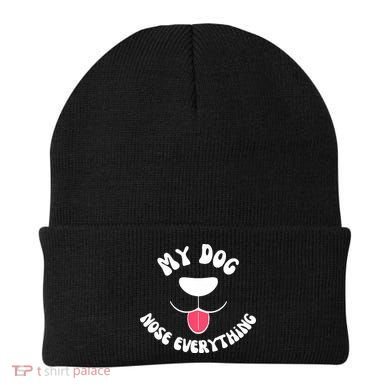 Funny Dog Scent work my dog nose everything Beanie
