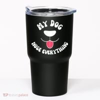 Funny Dog Scent work my dog nose everything Tumbler thumb 0