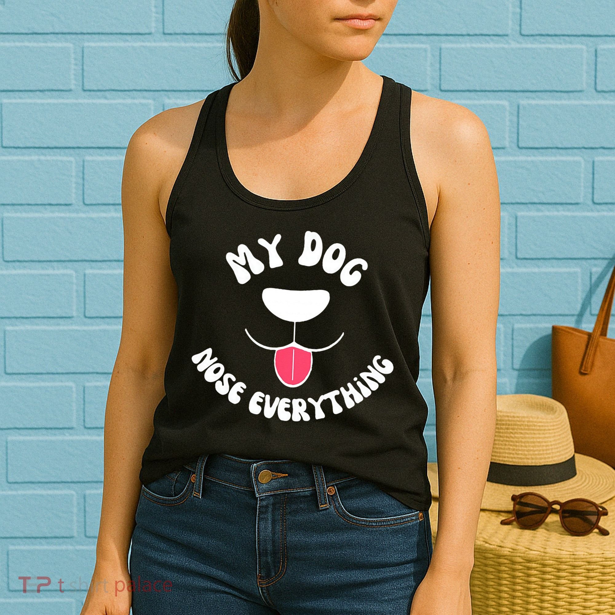 Funny Dog Scent work my dog nose everything Women's Tank Top