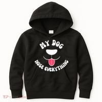 Funny Dog Scent work my dog nose everything Kids Hoodie thumb 0