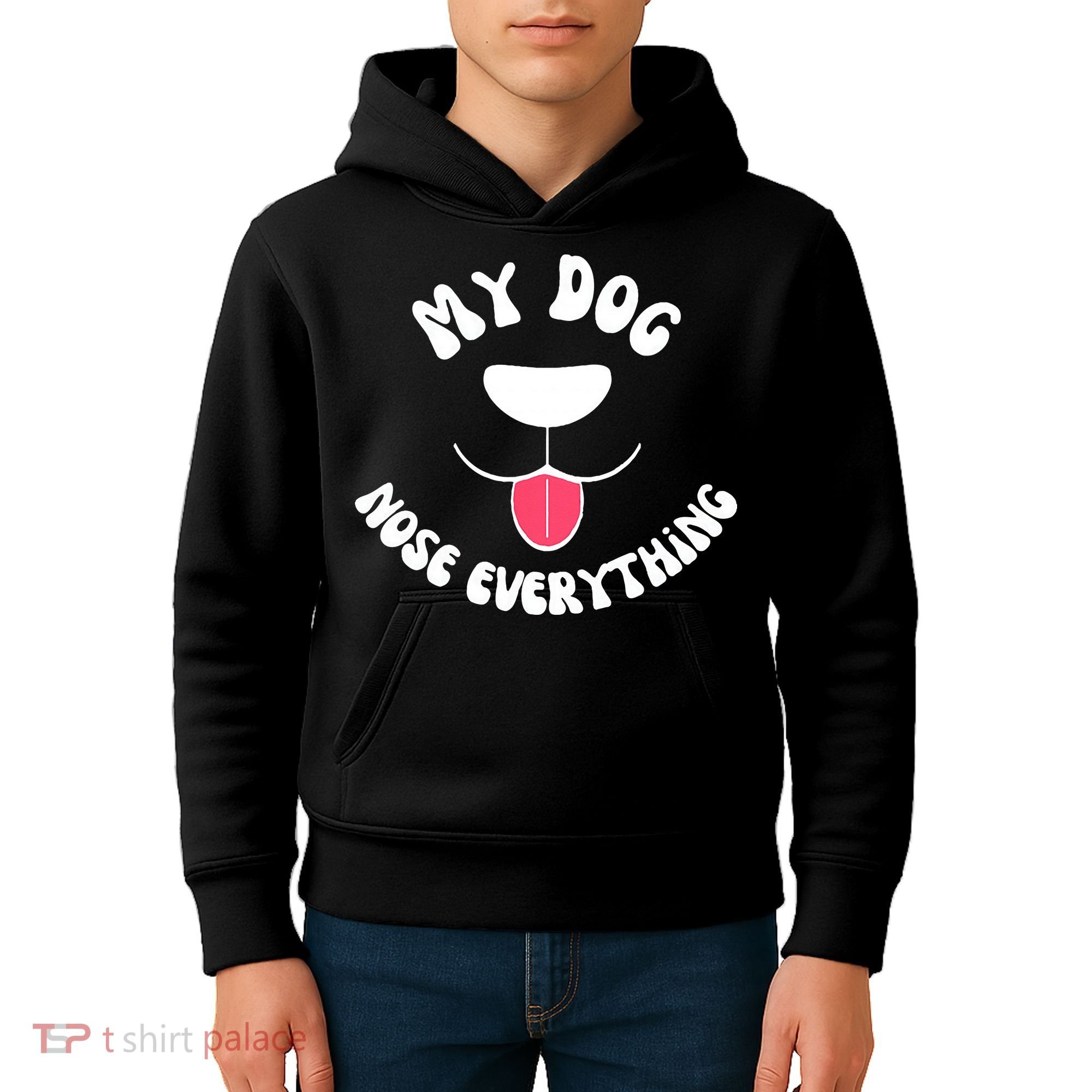 Funny Dog Scent work my dog nose everything Kids Hoodie