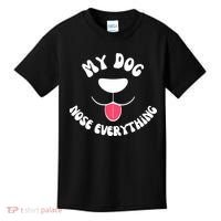 Funny Dog Scent work my dog nose everything Kids T-Shirt thumb 0