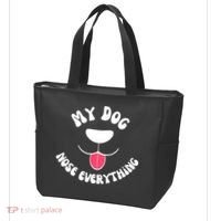 Funny Dog Scent work my dog nose everything Tote Bag thumb 3