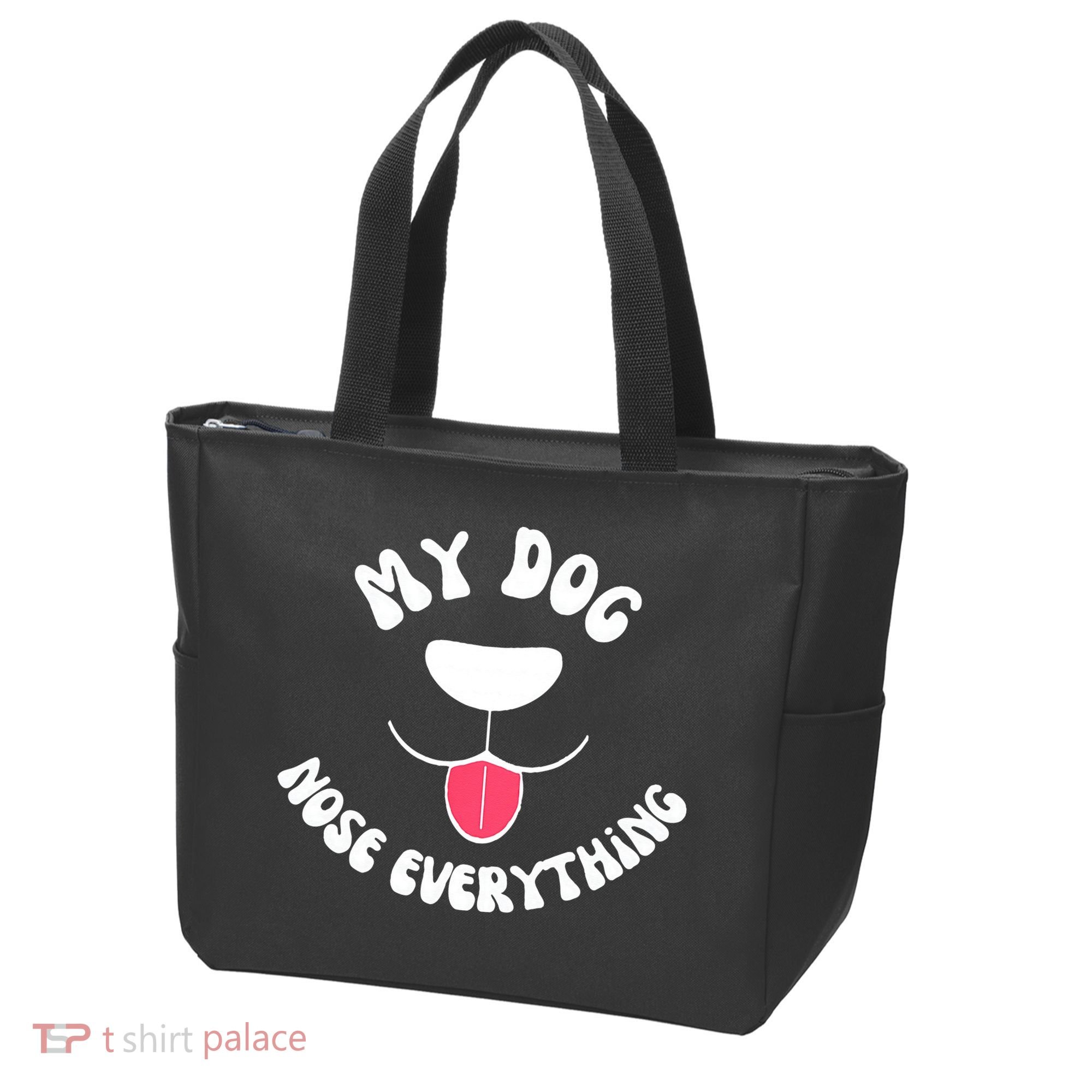Funny Dog Scent work my dog nose everything Tote Bag