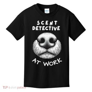 Fun Dog Scent Design Scent Detective At Work Kids T-Shirt