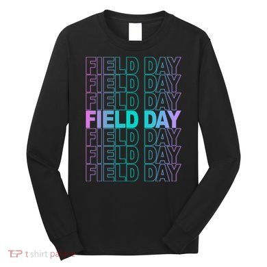 Field Day School Neon Retro Long Sleeve Shirt