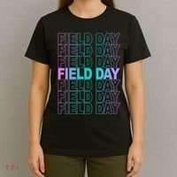 Field Day School Neon Retro T-Shirt thumb 4