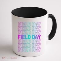 Field Day School Neon Retro Coffee Mug thumb 1
