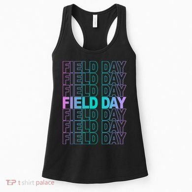 Field Day School Neon Retro Women's Tank Top