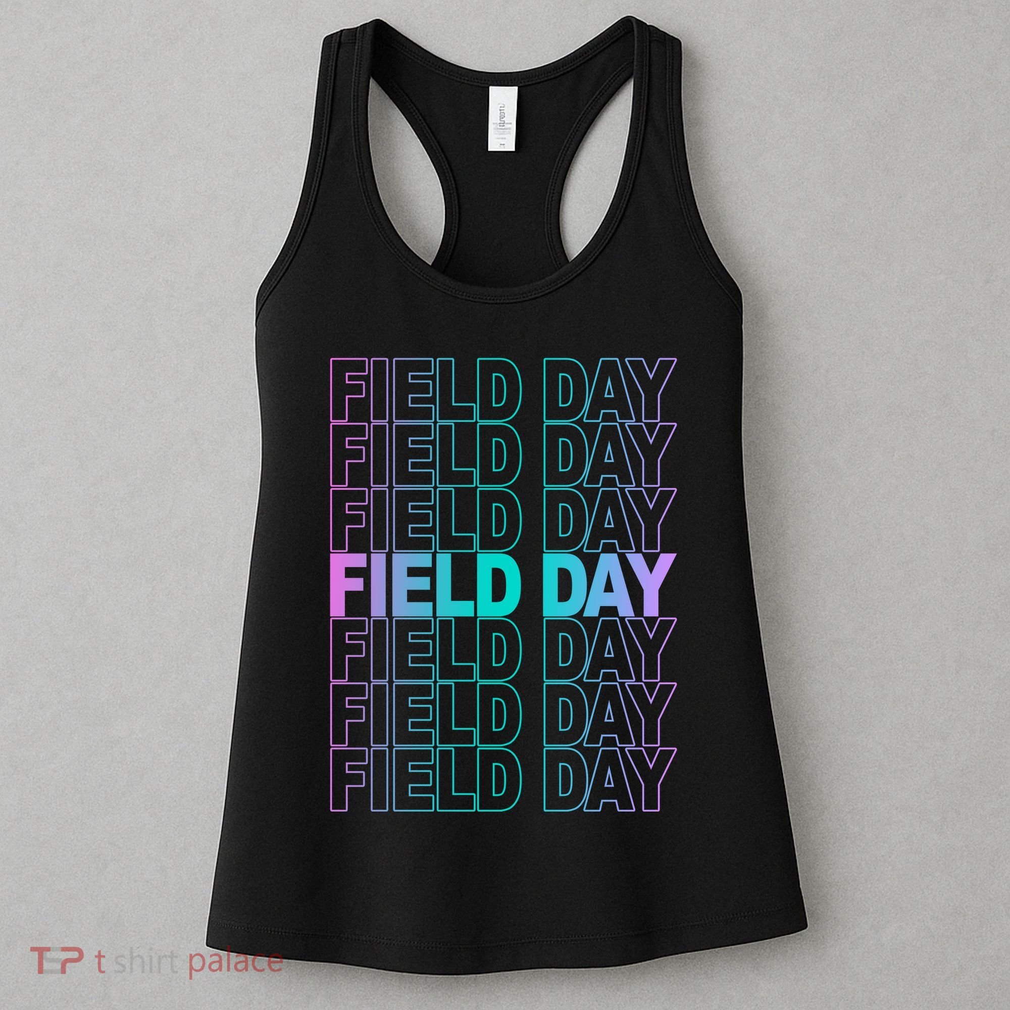 Field Day School Neon Retro Women's Tank Top