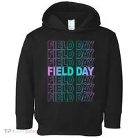 Field Day School Neon Retro Toddler Hoodie thumb 0