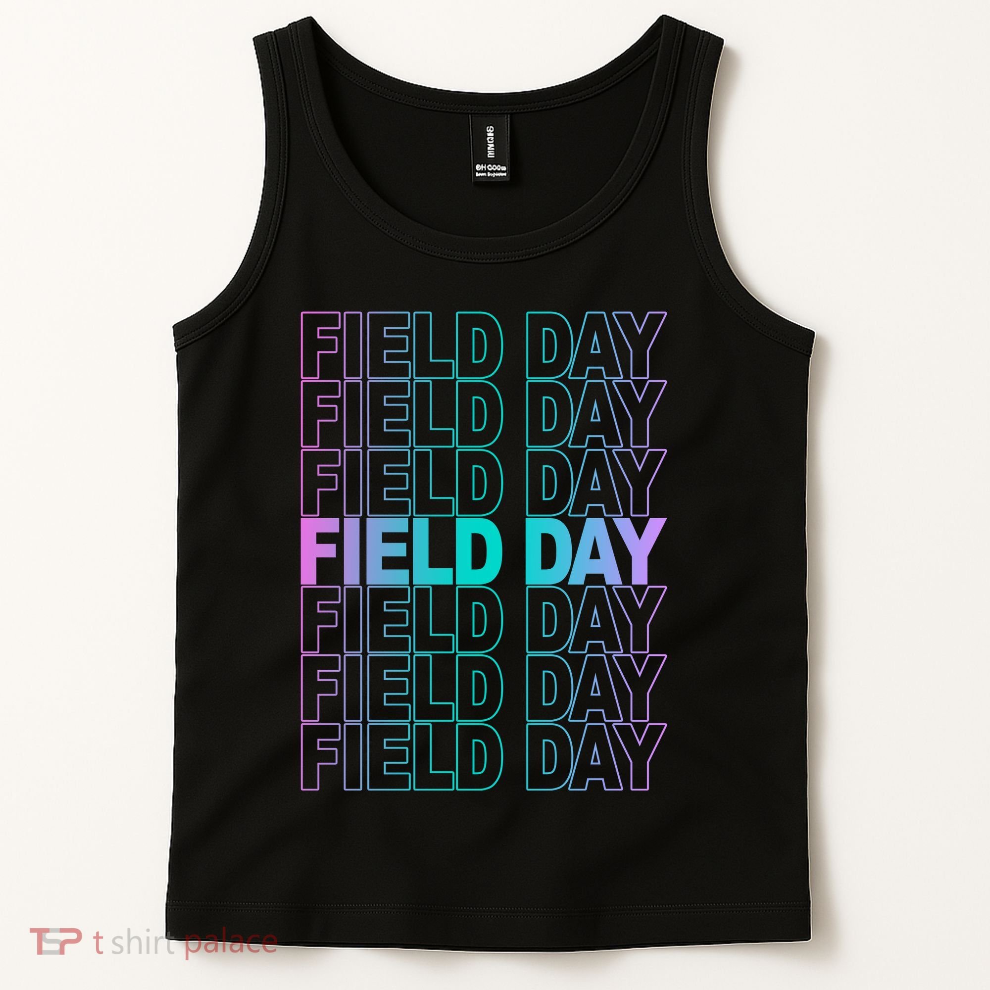 Field Day School Neon Retro Tank Top