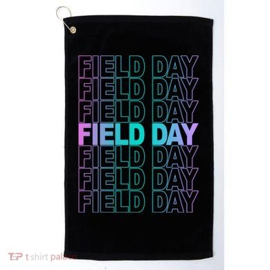 Field Day School Neon Retro Golf Towel