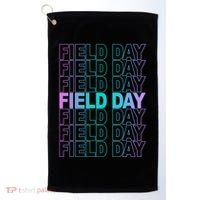 Field Day School Neon Retro Golf Towel thumb 0