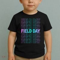 Field Day School Neon Retro Toddler T-Shirt thumb 2