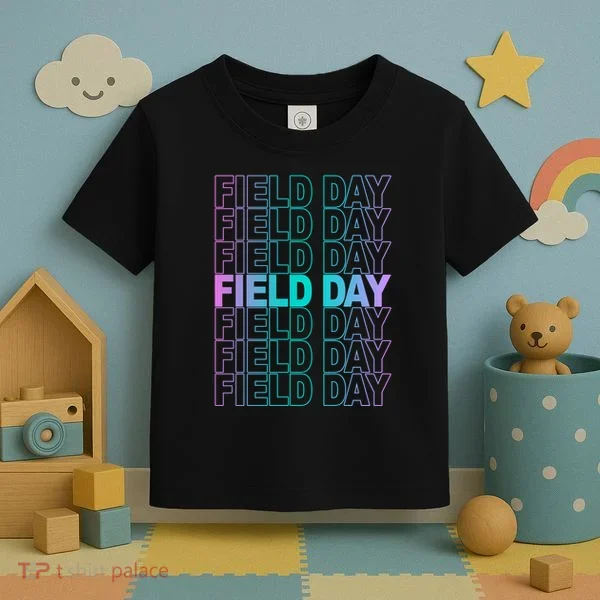 Field Day School Neon Retro Toddler T-Shirt