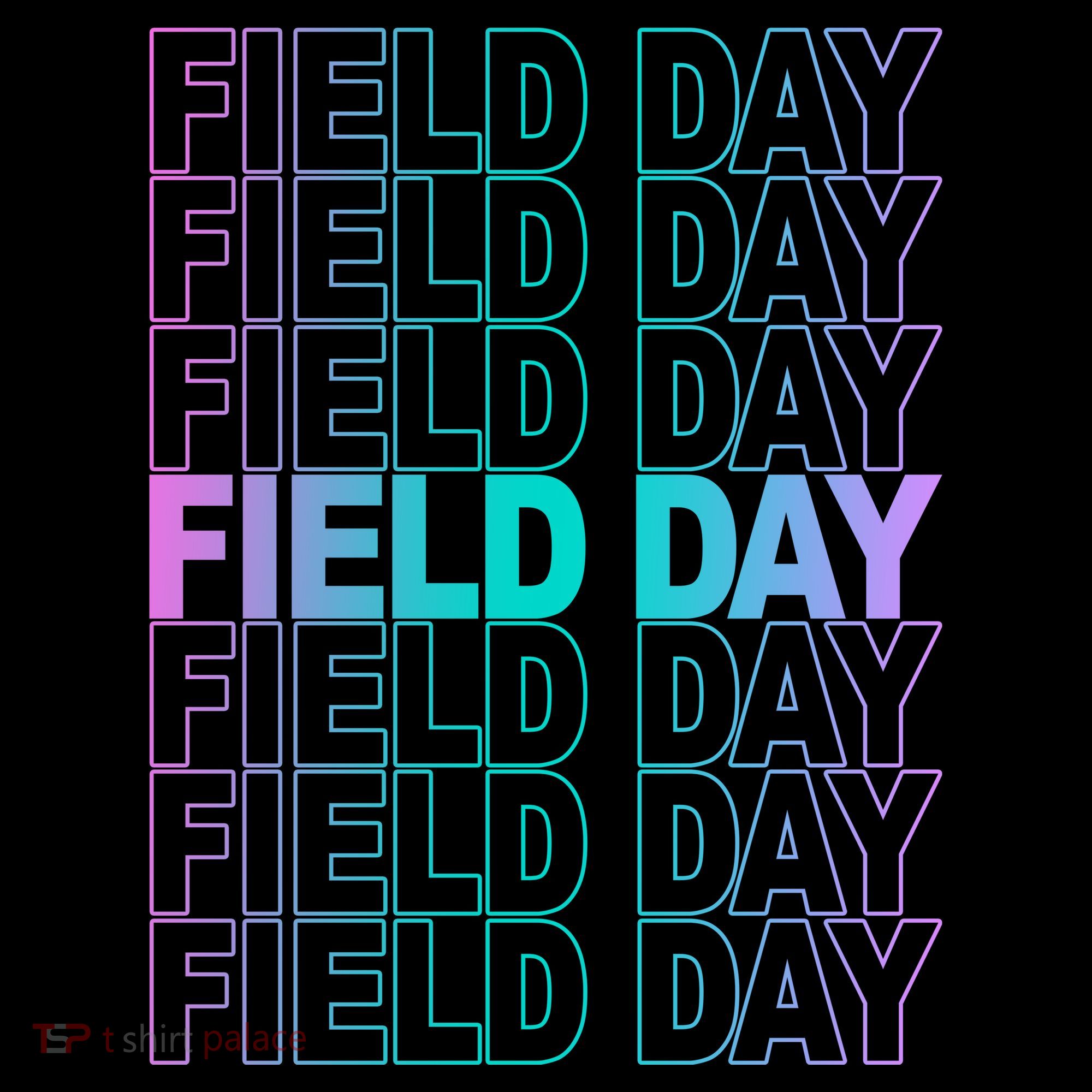 Field Day School Neon Retro Toddler T-Shirt