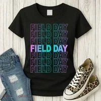 Field Day School Neon Retro Women's T-Shirt thumb 3