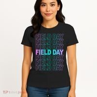 Field Day School Neon Retro Women's T-Shirt thumb 4