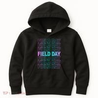 Field Day School Neon Retro Kids Hoodie thumb 0