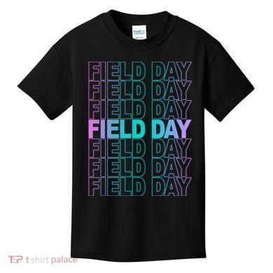 Field Day School Neon Retro Kids T-Shirt