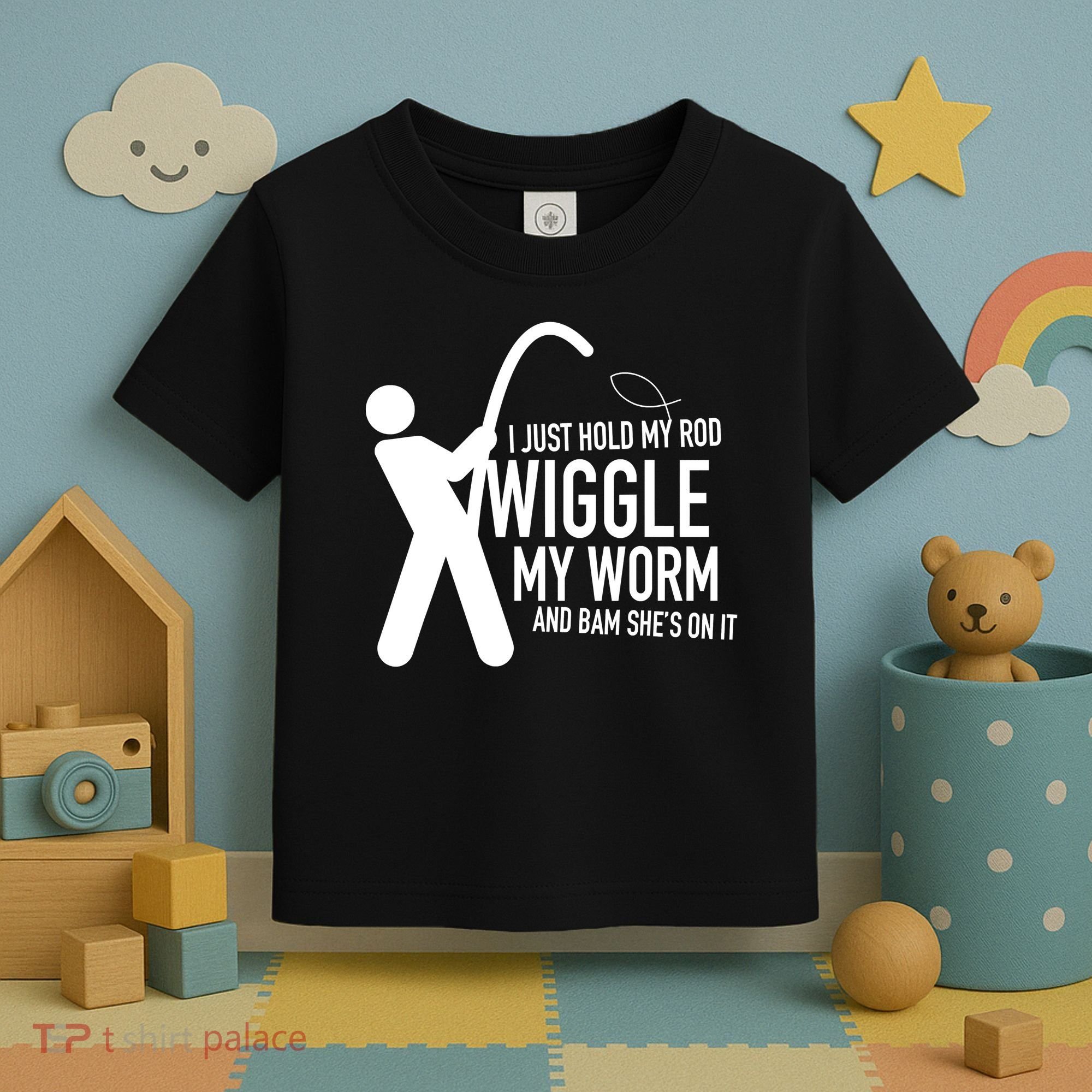 Fishing Dirty Sexual Humor Toddler T-Shirt