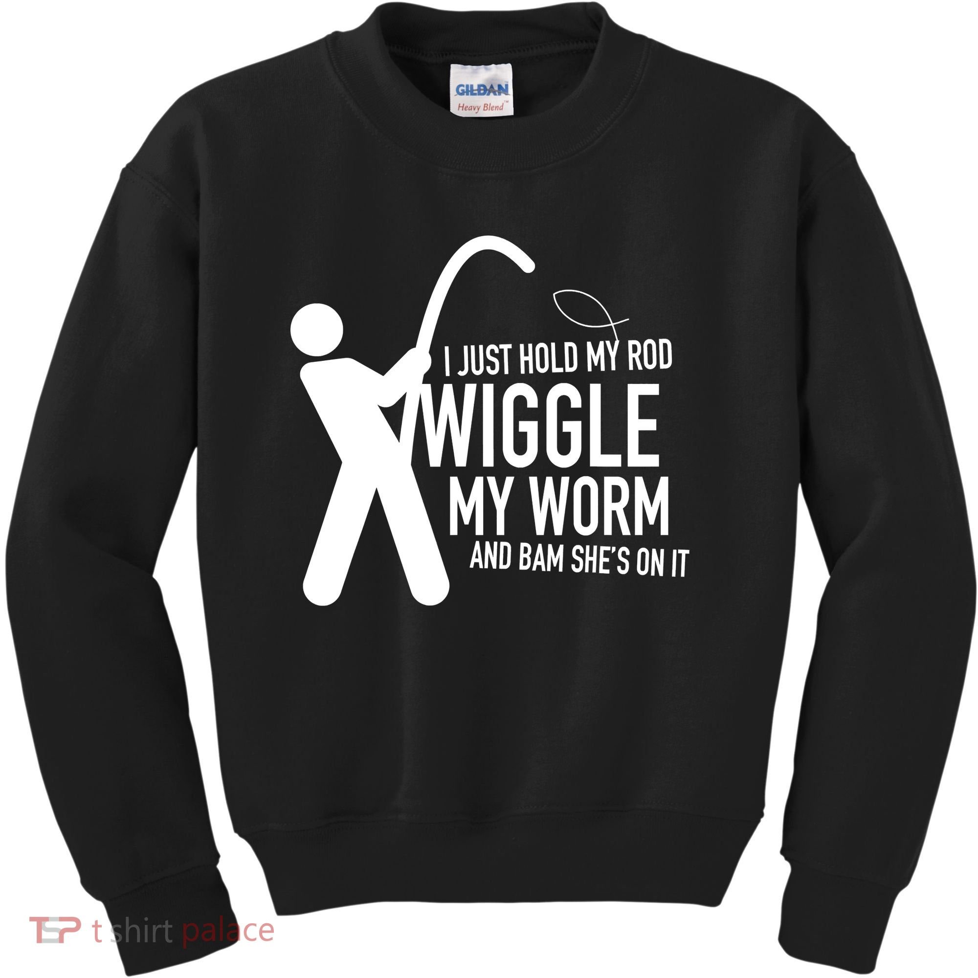 Fishing Dirty Sexual Humor Kids Sweatshirt