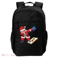 Funny Dabbing Santa Claus Cornhole Christmas Corn Hole Xmas Cool Gift Backpack thumb 0