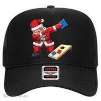 Funny Dabbing Santa Claus Cornhole Christmas Corn Hole Xmas Cool Gift Hat thumb 0