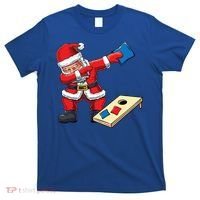 Funny Dabbing Santa Claus Cornhole Christmas Corn Hole Xmas Cool Gift T-Shirt thumb 0