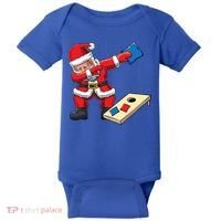 Funny Dabbing Santa Claus Cornhole Christmas Corn Hole Xmas Cool Gift Baby Bodysuit thumb 0