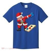 Funny Dabbing Santa Claus Cornhole Christmas Corn Hole Xmas Cool Gift Kids T-Shirt thumb 0