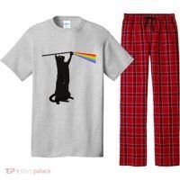 Funny Dark Side Of The Cat Pajama Set thumb 0