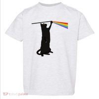 Funny Dark Side Of The Cat Toddler T-Shirt thumb 0