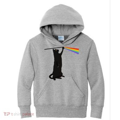 Funny Dark Side Of The Cat Kids Hoodie