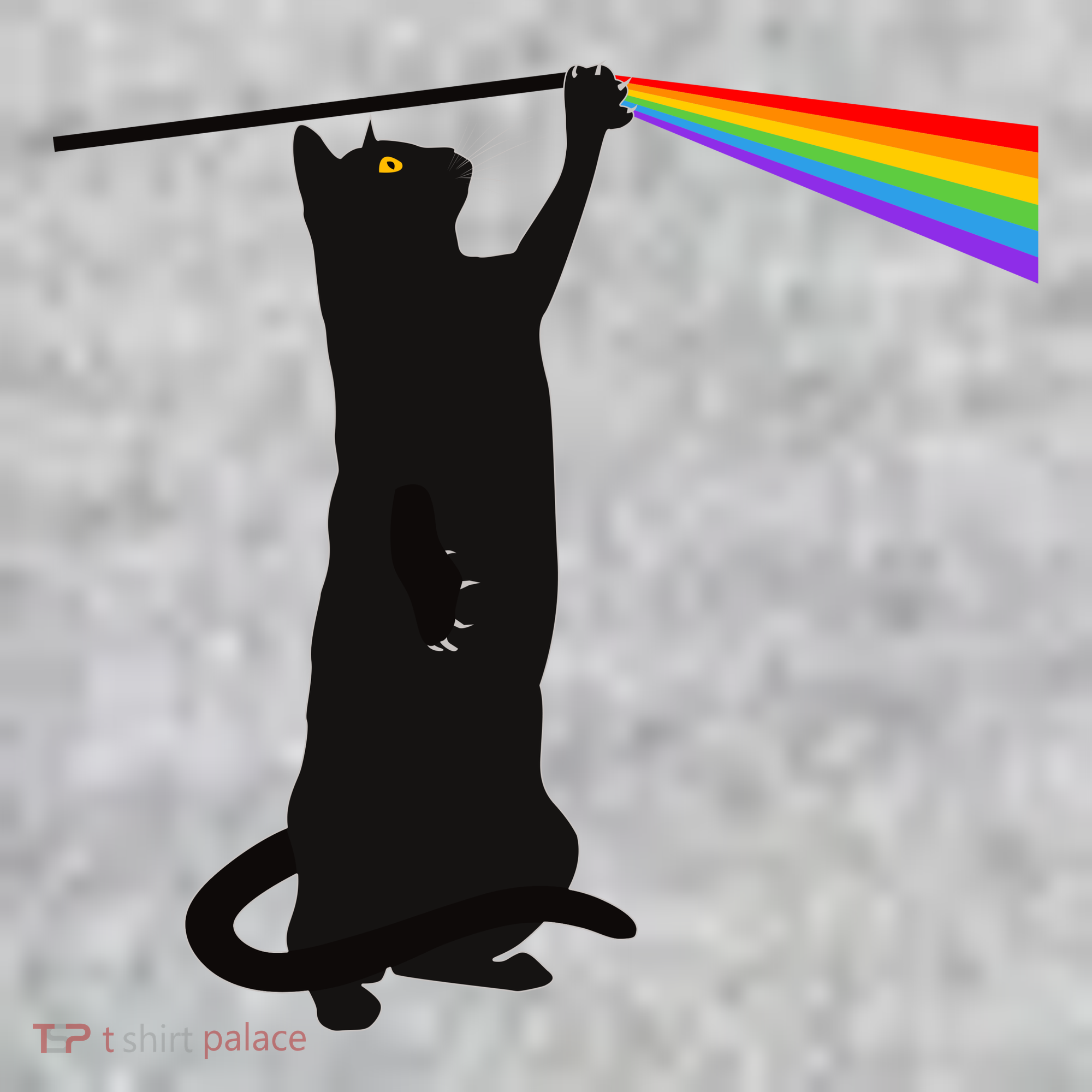 Funny Dark Side Of The Cat Kids T-Shirt