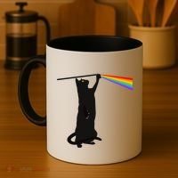 Funny Dark Side Of The Cat Coffee Mug thumb 4
