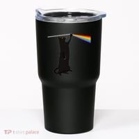Funny Dark Side Of The Cat Tumbler thumb 0