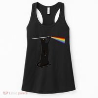 Funny Dark Side Of The Cat Women's Tank Top thumb 0