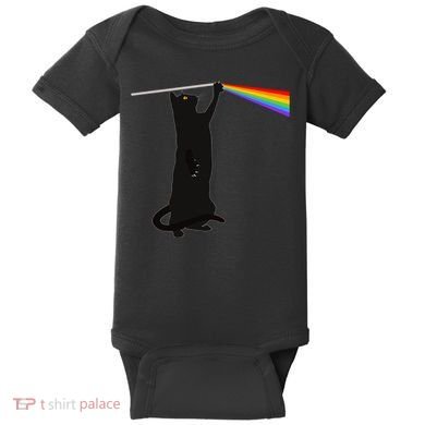 Funny Dark Side Of The Cat Baby Bodysuit