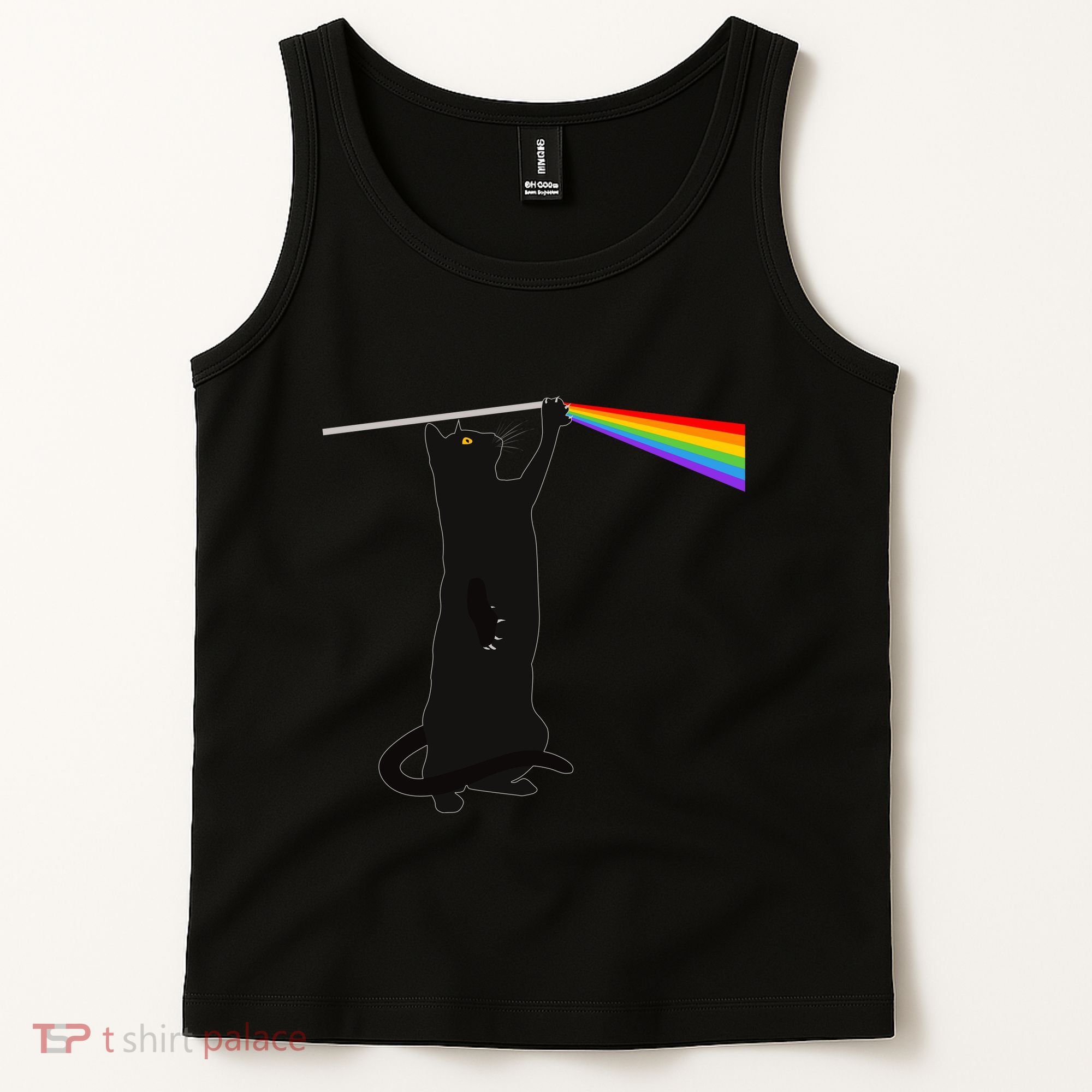 Funny Dark Side Of The Cat Tank Top