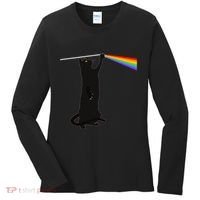 Funny Dark Side Of The Cat Women's Long Sleeve Shirt thumb 0