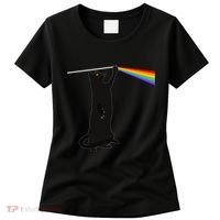 Funny Dark Side Of The Cat Women's T-Shirt thumb 0