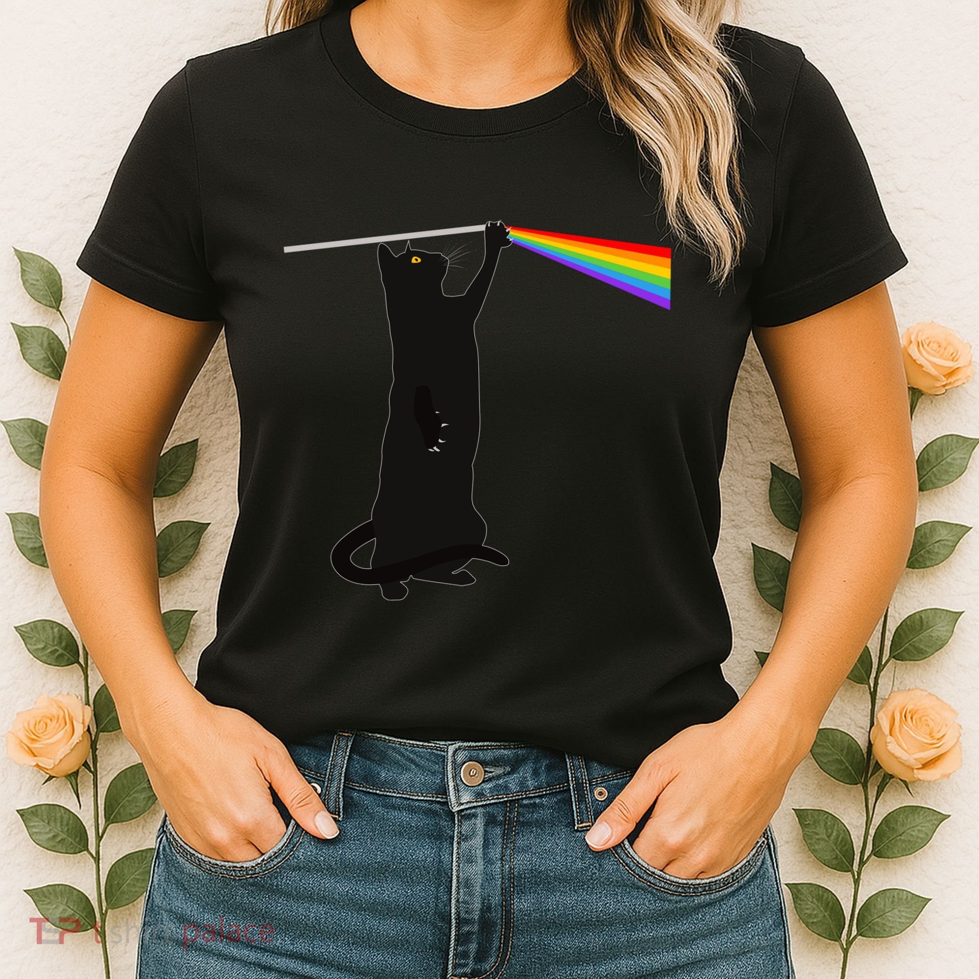 Funny Dark Side Of The Cat Women's T-Shirt