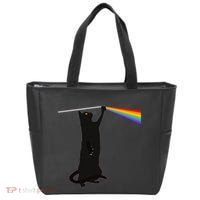 Funny Dark Side Of The Cat Tote Bag thumb 0