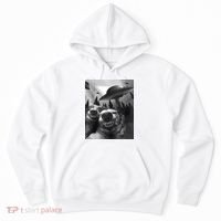 Funny Dogs Selfie With UFOs Hoodie thumb 0