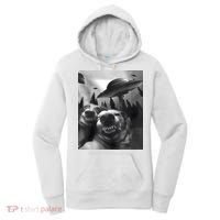 Funny Dogs Selfie With UFOs Women's Hoodie thumb 0