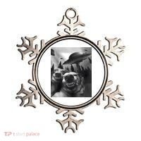 Funny Dogs Selfie With UFOs Ornament thumb 0