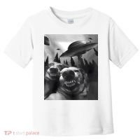 Funny Dogs Selfie With UFOs Toddler T-Shirt thumb 0