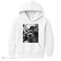 Funny Dogs Selfie With UFOs Kids Hoodie thumb 0